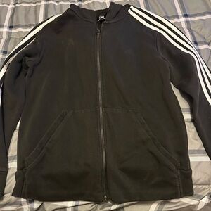 Adidas Black Zip-Up Jacket